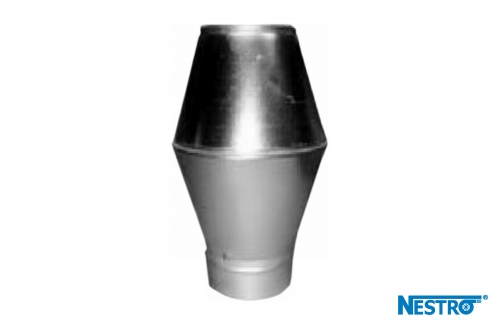 Deflector hood Ø 350 mm for over roof exhaust air